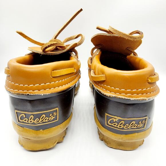 Cabela's Brown Tan Beige Duck Ankle Boot Shoes Waterproof Lace-up Women's Size 6 - Picture 5 of 9